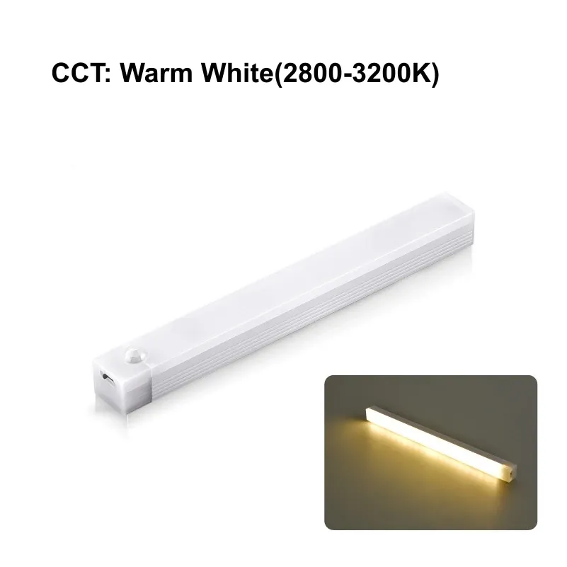 Lampe LED sans fil à détecteur de mouvement, rechargeable par USB, pour armoire, cuisine, chambre et escaliers 9