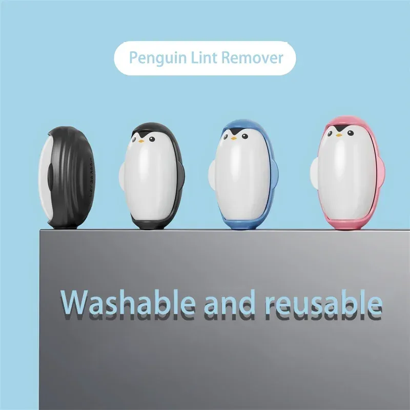 Rouleau anti-peluches Penguin sur canapé