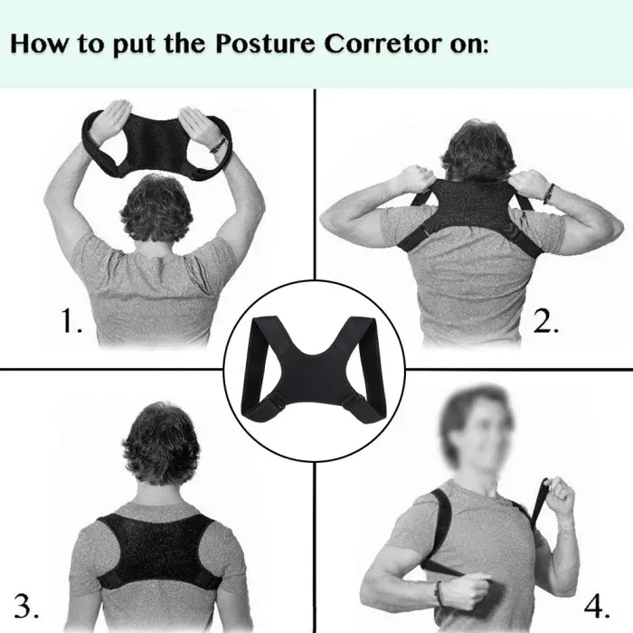 Ajustement de la ceinture correctrice au niveau du dos