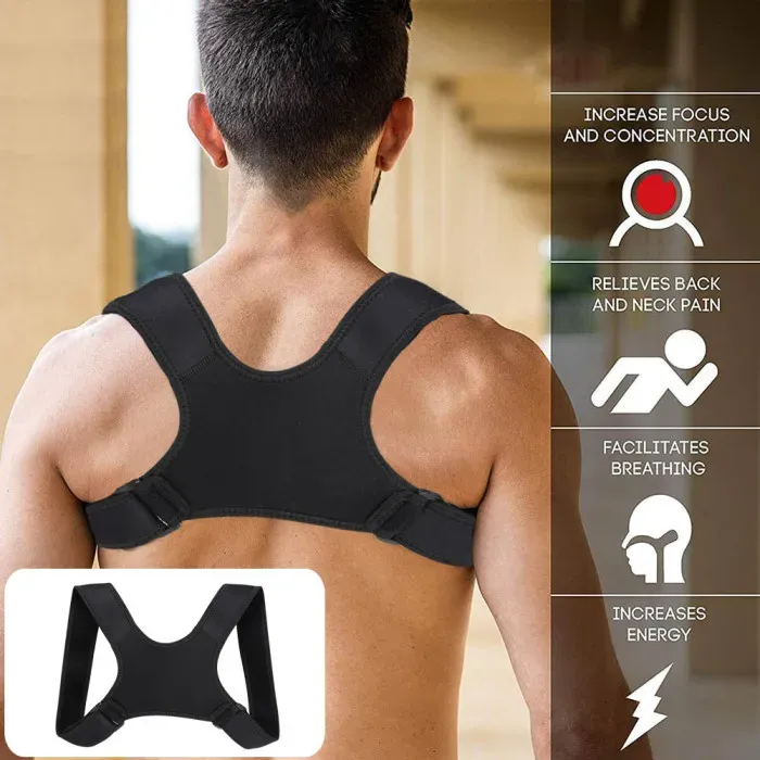 Ceinture correctrice de posture vue de face