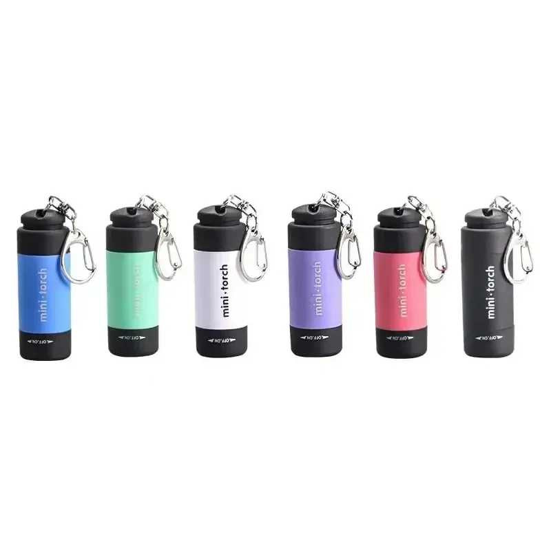 Lampe torche LED porte-clés en situation
