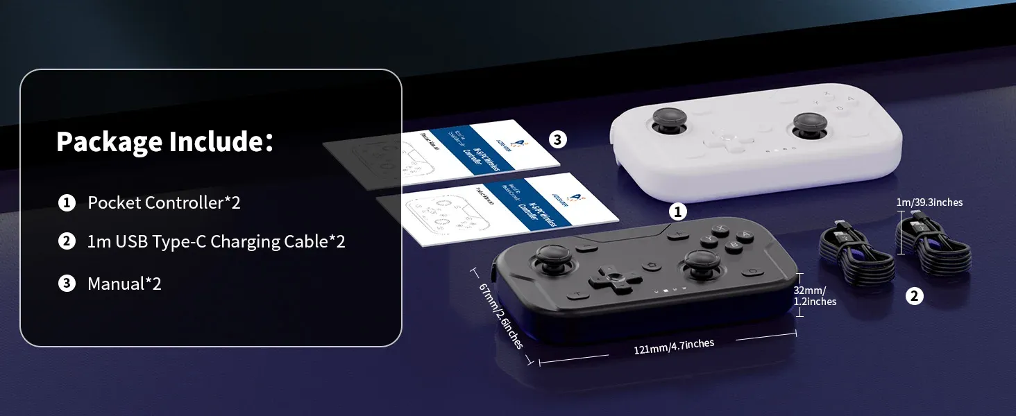 Manette AceGamer, jeu nomade