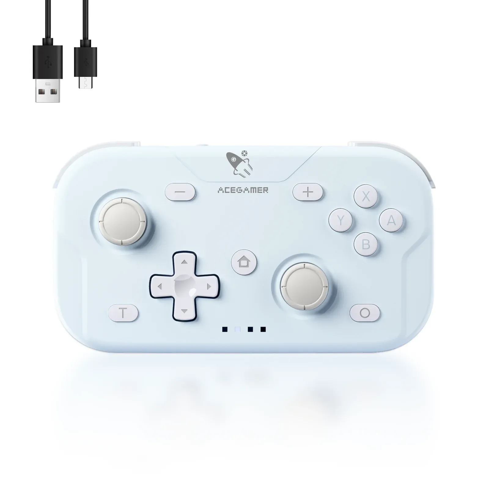 AceGamer Manette de jeu portable Hall 1000Hz, contrôleur Bluetooth de poche pour Switch, Switch 2, Android, iOS, PC et Steam Deck 10