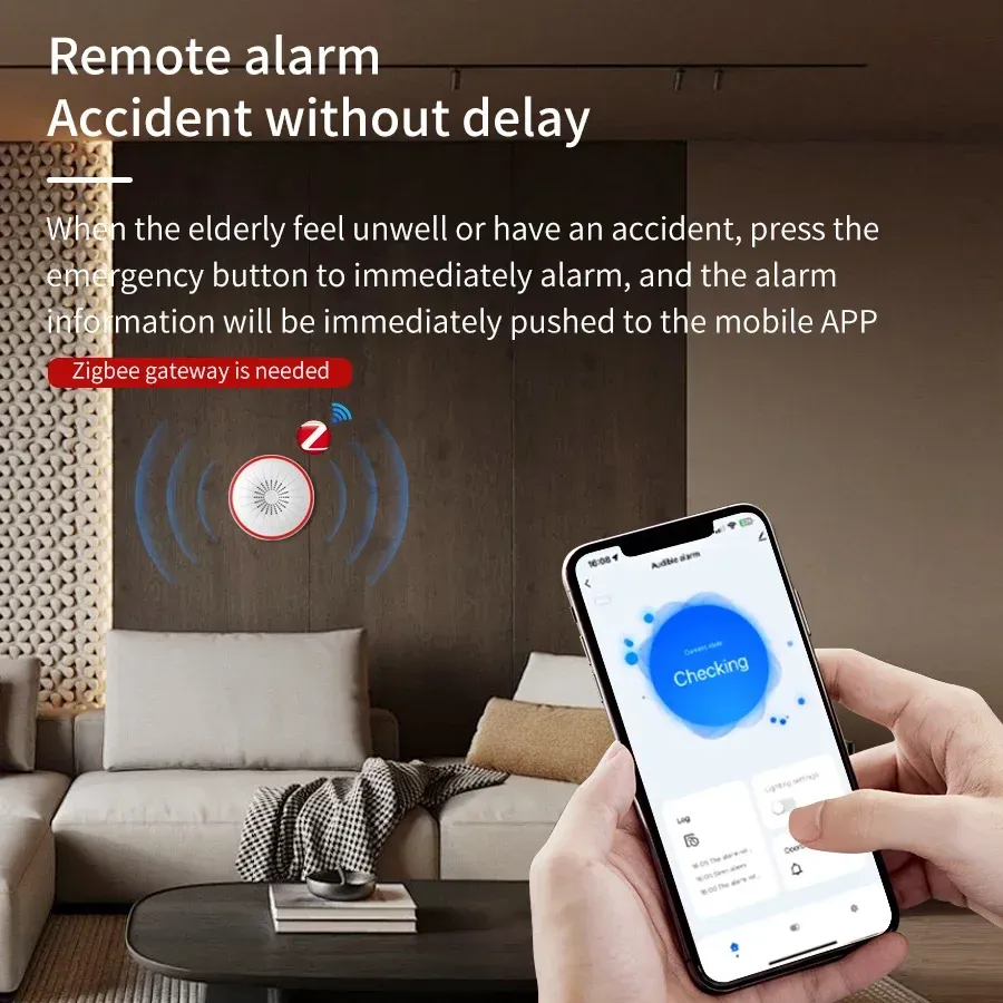 Sirène intelligente Tuya Wi-Fi et Zigbee avec alarme sonore et lumineuse pour la sécurité domestique, compatible Alexa et Google Assistant 4