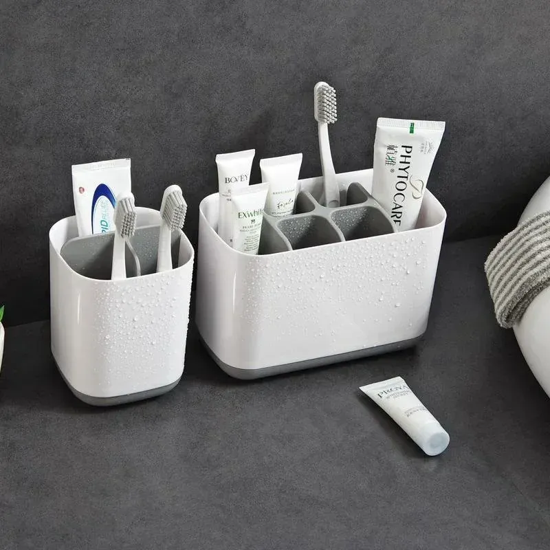 Mallette de rangement élégante pour brosse à dents électrique et accessoires de salle de bain
