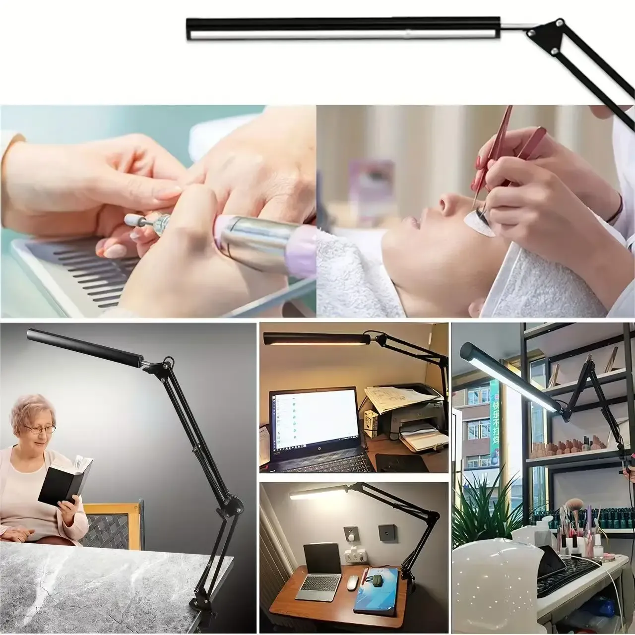 Lampe de bureau réglable pour la lecture