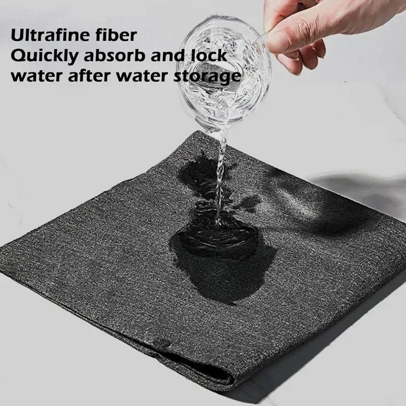 Détail des chiffons de nettoyage en microfibre