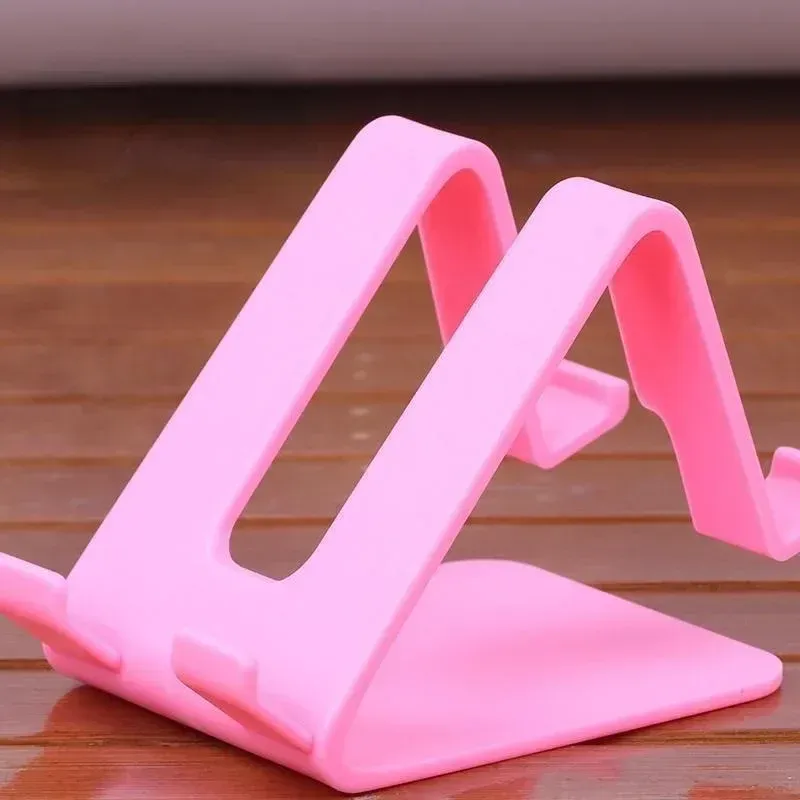 Support triangulaire universel en plastique pour téléphone mobile et tablette, accessoire de bureau, 1 pièce 4