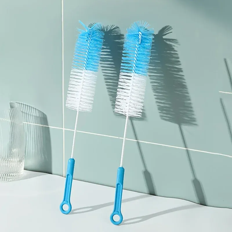 Brosse à tasse à long manche pour bouteilles en verre et tasses de cuisine, sans électricité 6