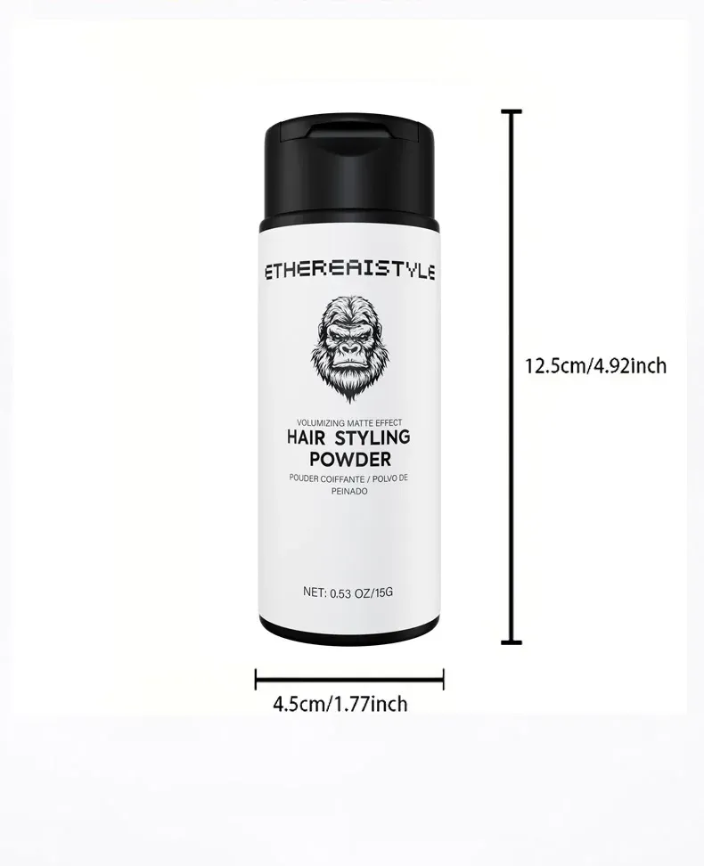 Poudre volumisante et contrôle de l'huile pour cheveux – Volume aux racines, tenue longue durée, coiffage toute la journée 4