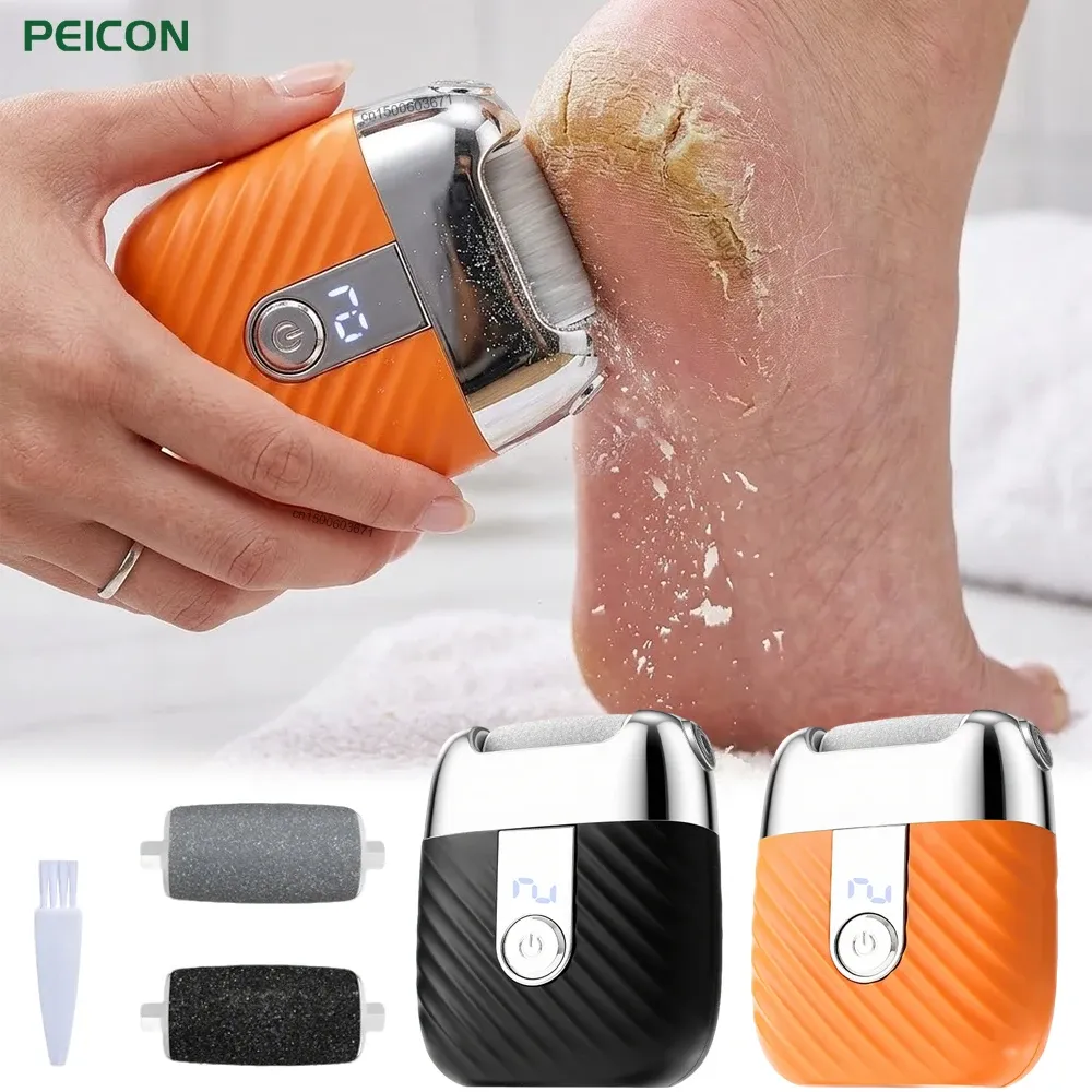Ponceuse électrique rechargeable portable pour pieds : outil de pédicure pour l'élimination des callosités et des peaux mortes - Image 1