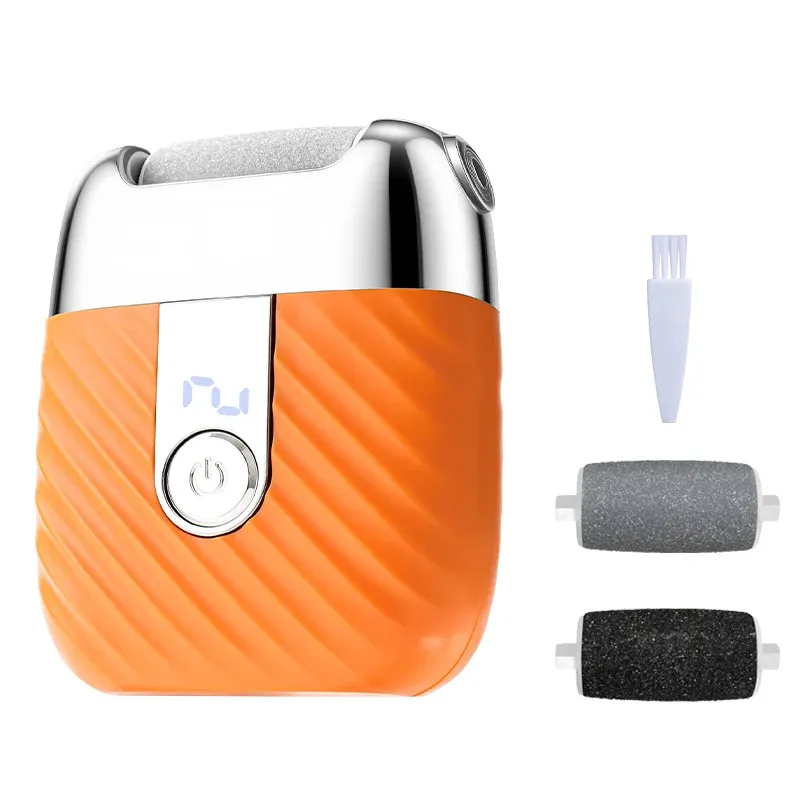 Ponceuse électrique rechargeable portable pour pieds : outil de pédicure pour l'élimination des callosités et des peaux mortes 8