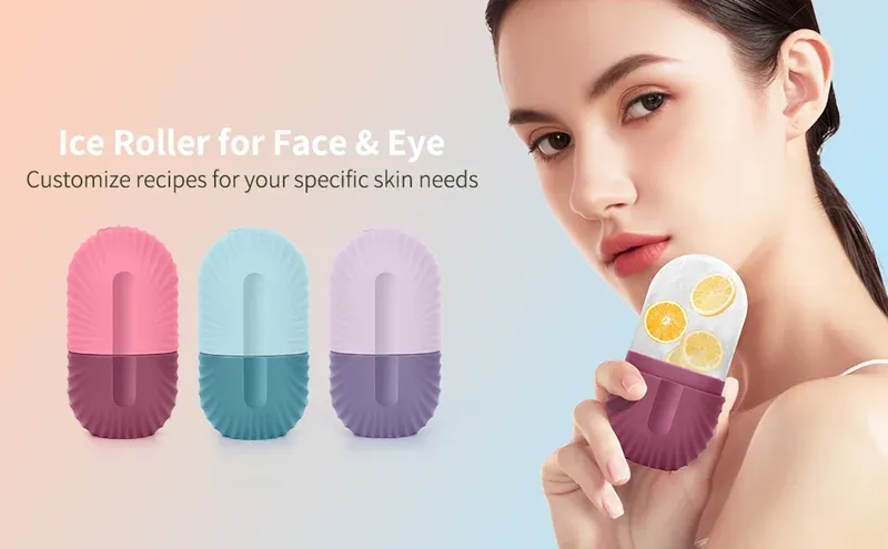 Moule à glaçons en silicone pour massage facial