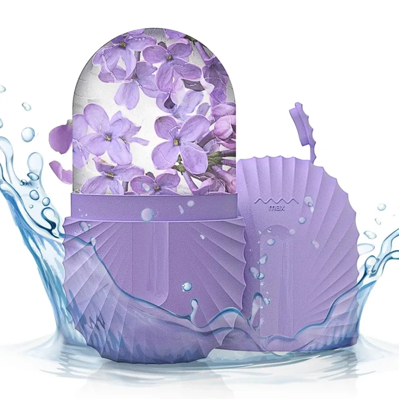 Moule à glaçons en silicone pour massage facial, accessoire de beauté pour le contour des yeux et l'apparence des pores 11