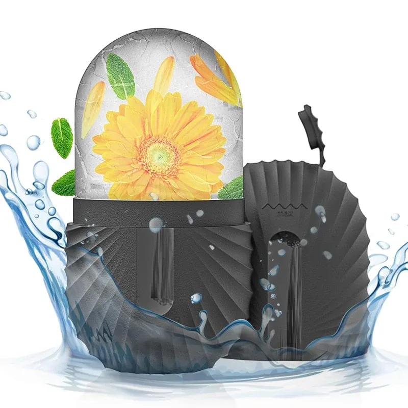 Moule à glaçons en silicone pour massage facial, accessoire de beauté pour le contour des yeux et l'apparence des pores 7