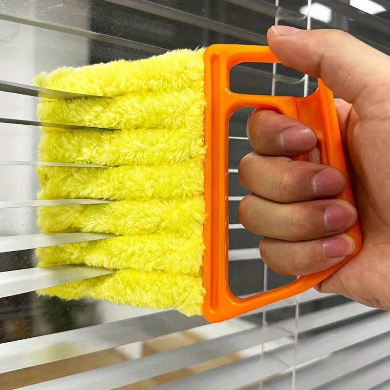 Brosse de nettoyage amovible pour persiennes et rideaux