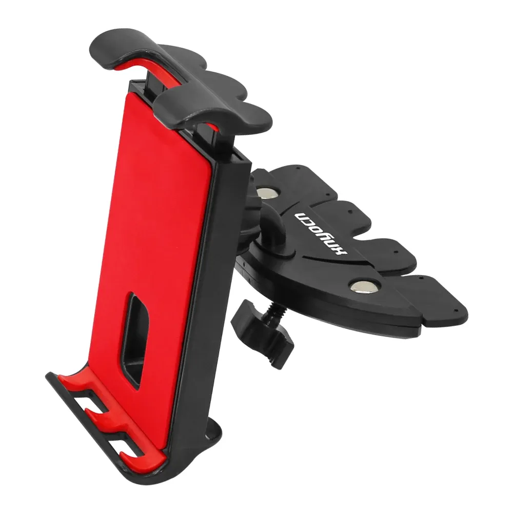 Support universel pour tablette de 4 à 11 pouces, support pour tablette à fente CD de voiture, support de téléphone portable, support rotatif pour iPad et tablette Samsung