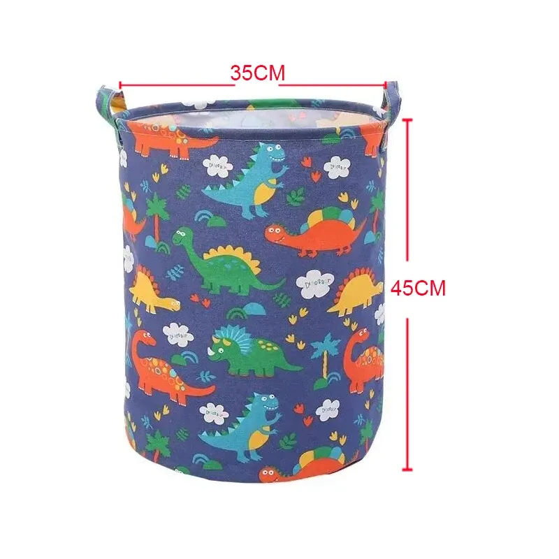 Panier à linge pliable et portable en coton et lin, grand format, pour vêtements et jouets 6