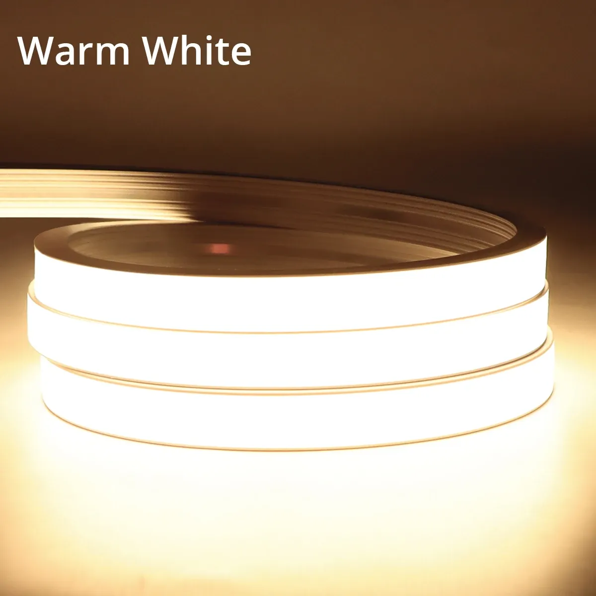 Capteur de mouvement PIR intelligent USB 5V COB, bande lumineuse néon, tube en silicone pur, 320 LED/m, temps de retard réglable haute luminosité, étanche 8