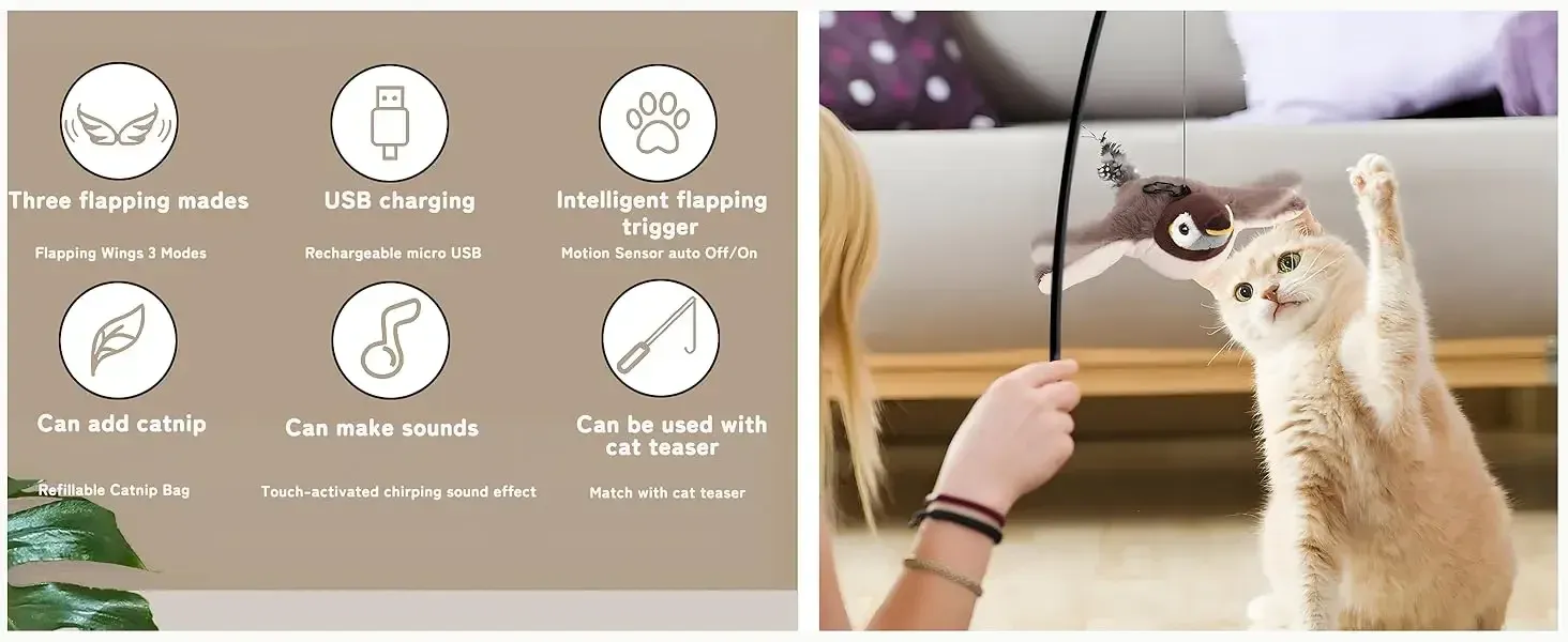 Balle interactive pour chat dans un intérieur moderne