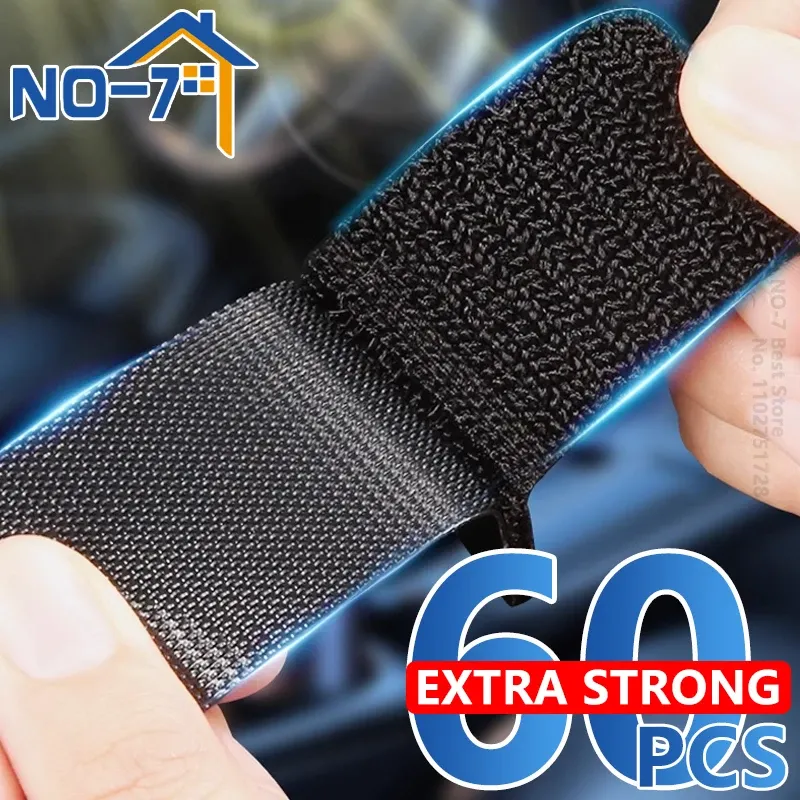Ruban de fixation adhésif extra fort à crochet et boucle double face pour tapis et couette
