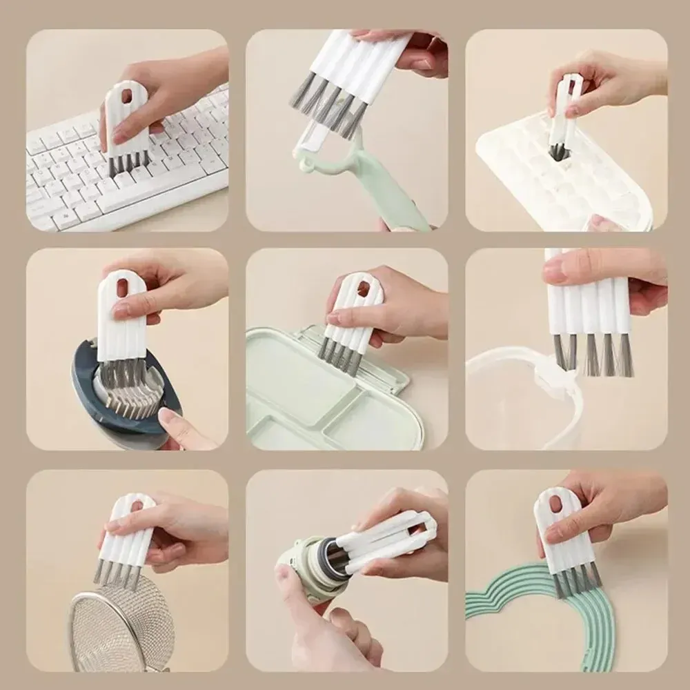 Brosse à écart flexible en utilisation