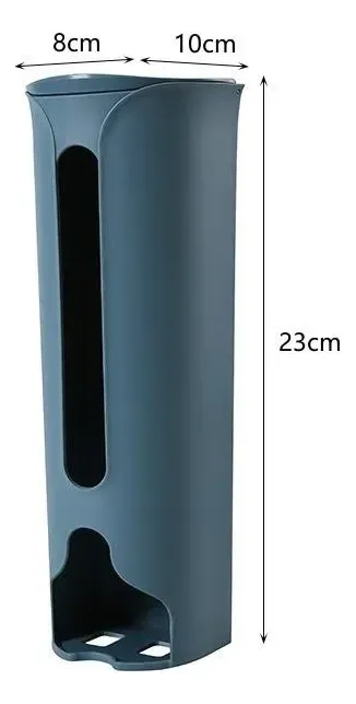 Organisateur mural auto-adhésif extractible, conteneurs peu encombrants pour placard, distributeur de sacs en plastique pour déchets, boîte de rangement de bureau 7