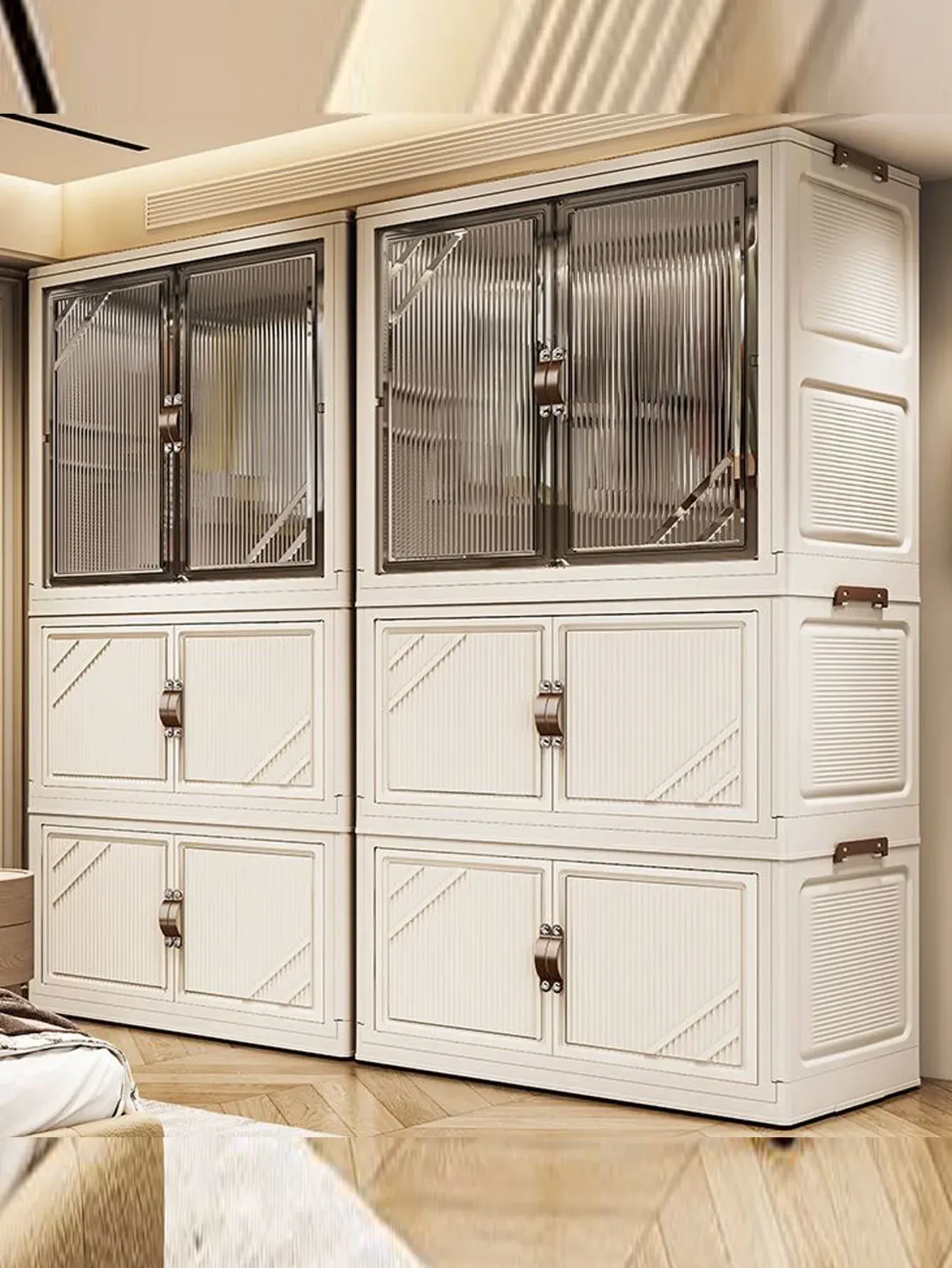 Armoire de rangement pliable