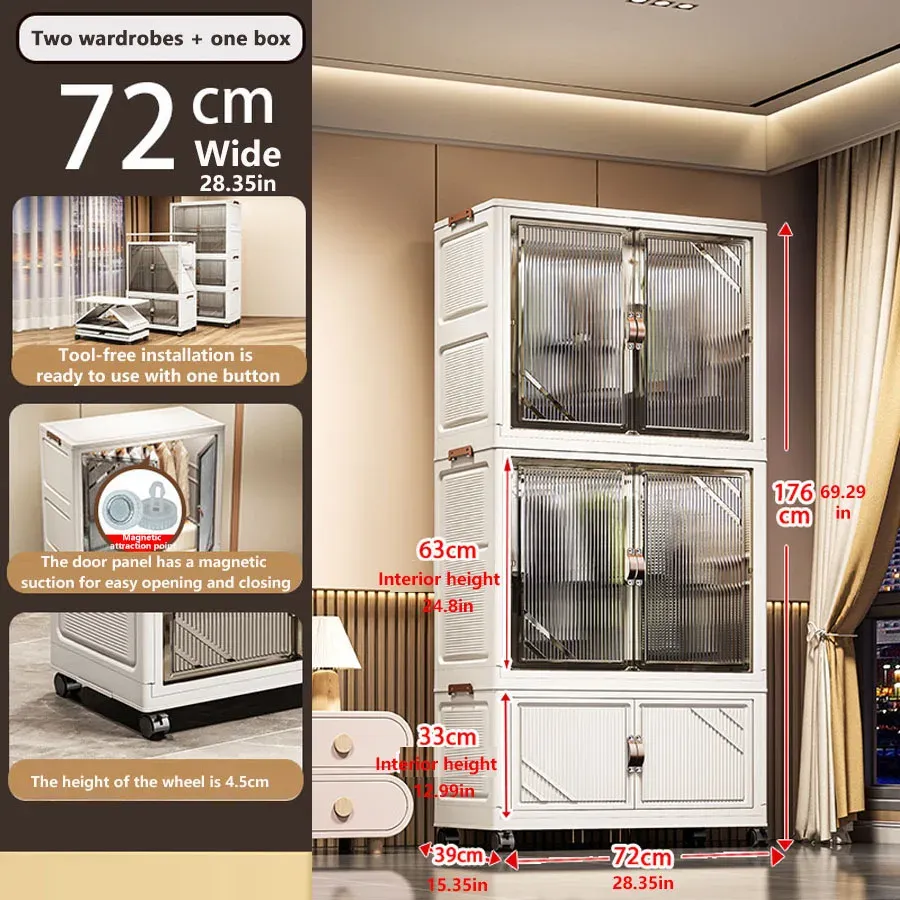 Armoire de rangement pliable 7