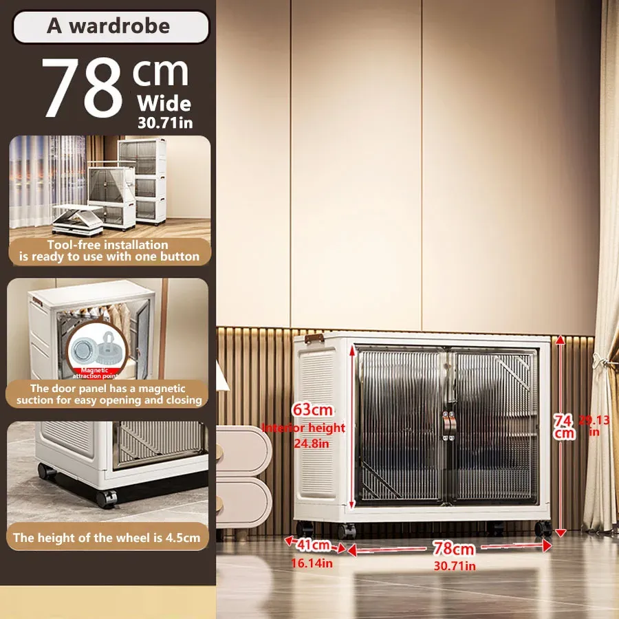 Armoire de rangement pliable 21