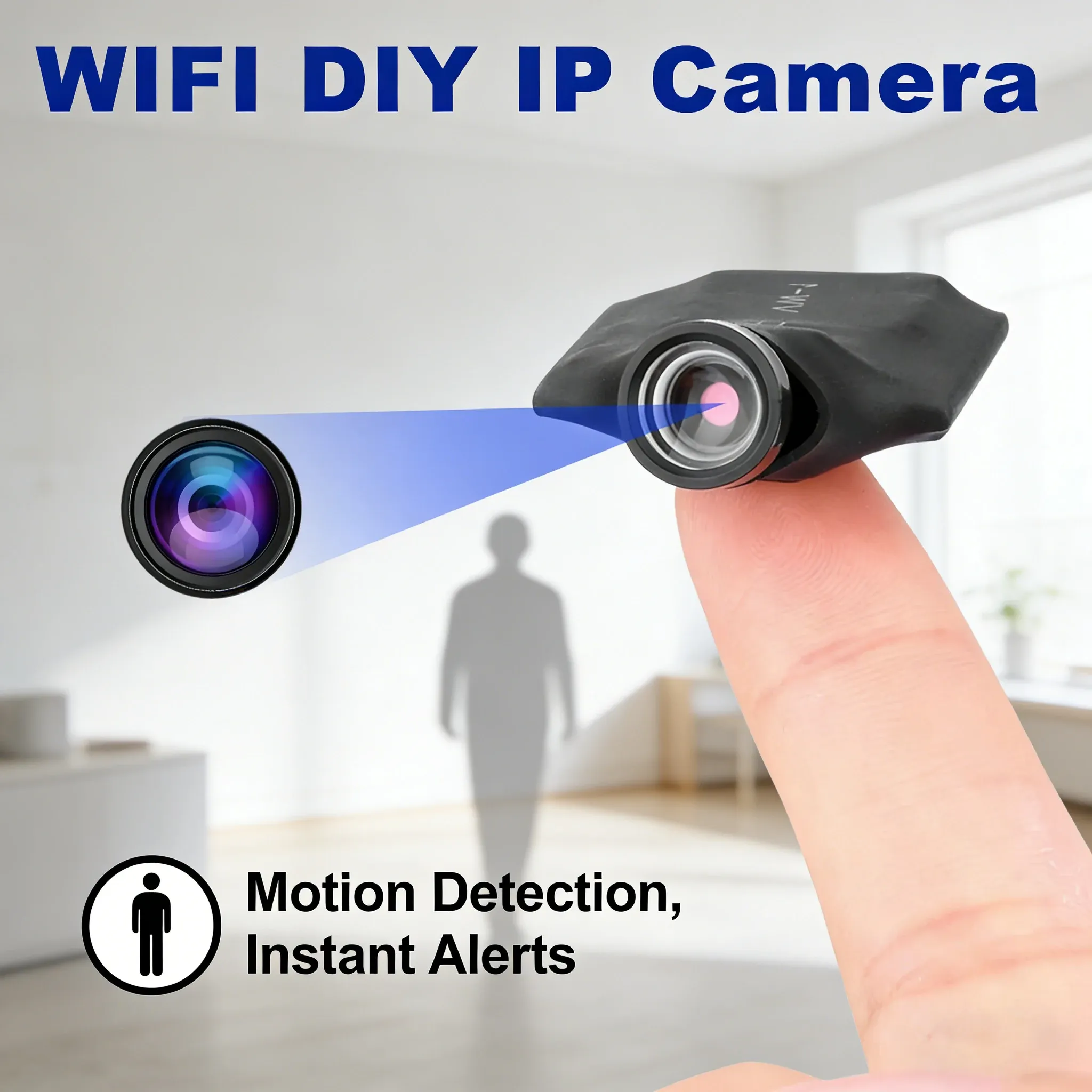 Module de caméra miniature DIY, caméra Wi-Fi, enregistreur vidéo HD 1080p, détection de mouvement, caméra de surveillance domestique, vision à distance 6
