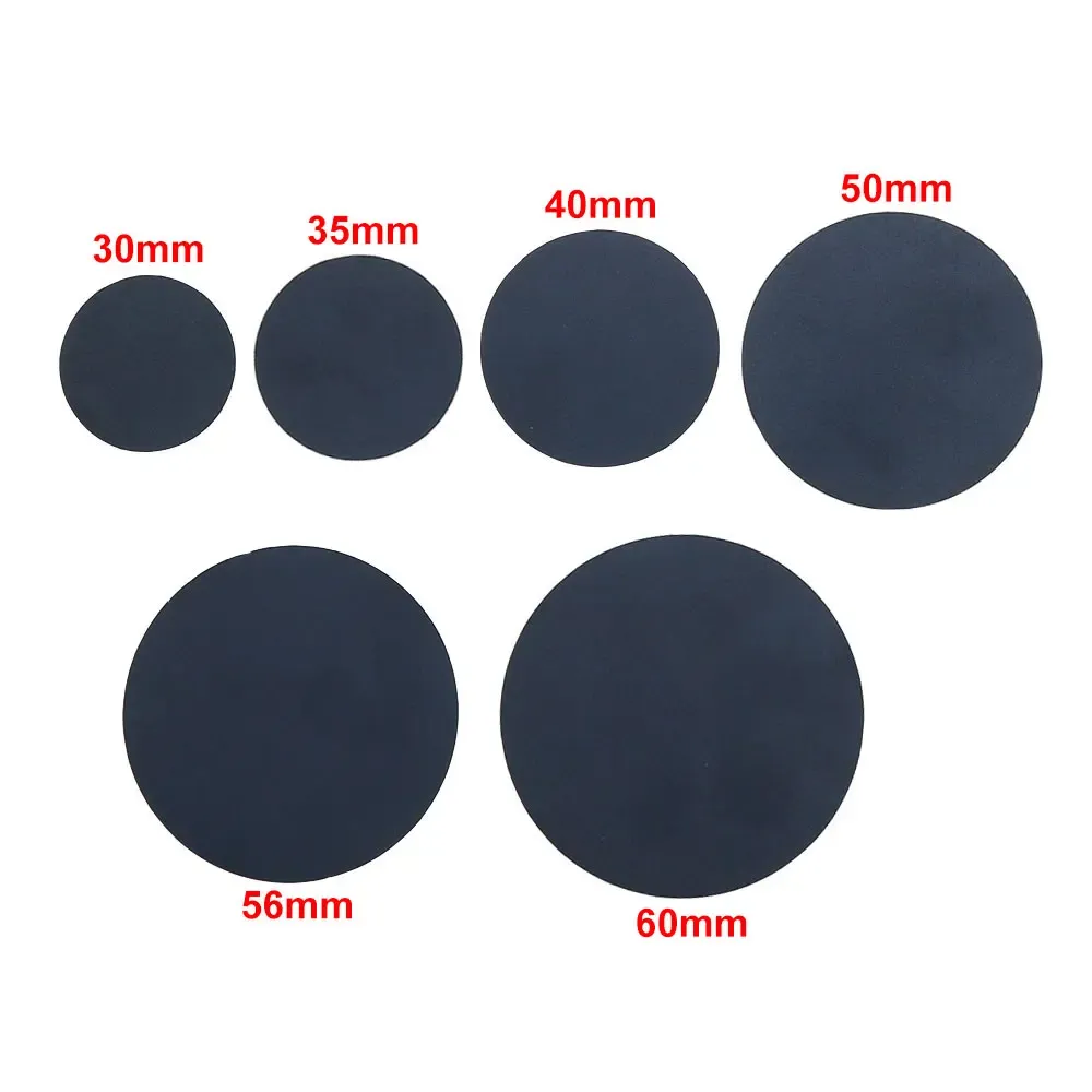 Plaques métalliques magnétiques noires JCD (lot de 10) pour support de téléphone de voiture, disques autocollants universels 4