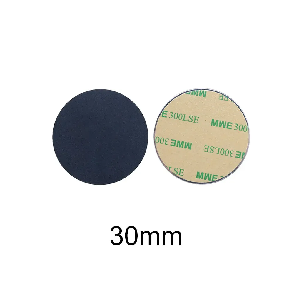 Plaques métalliques magnétiques noires JCD (lot de 10) pour support de téléphone de voiture, disques autocollants universels 13