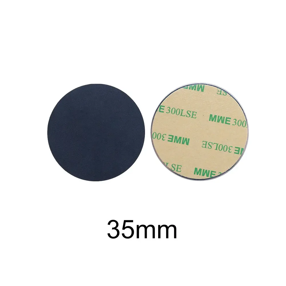 Plaques métalliques magnétiques noires JCD (lot de 10) pour support de téléphone de voiture, disques autocollants universels 12