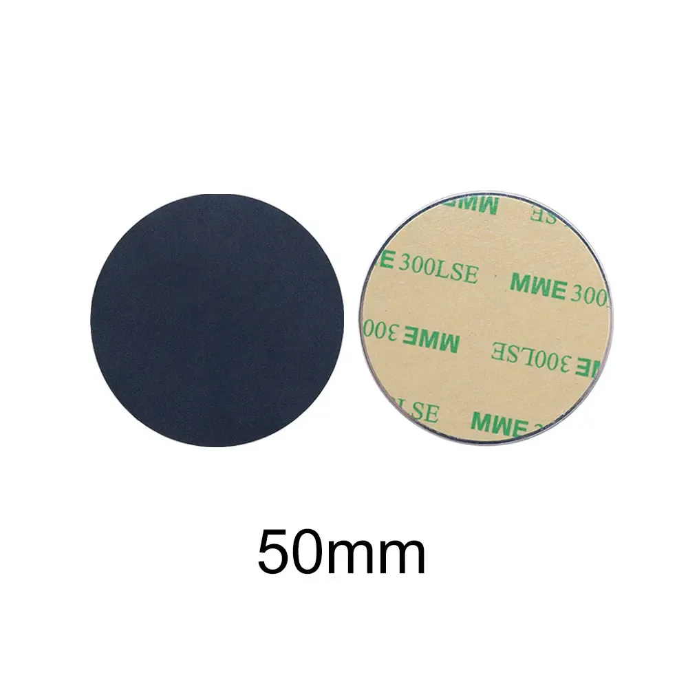 Plaques métalliques magnétiques noires JCD (lot de 10) pour support de téléphone de voiture, disques autocollants universels 17