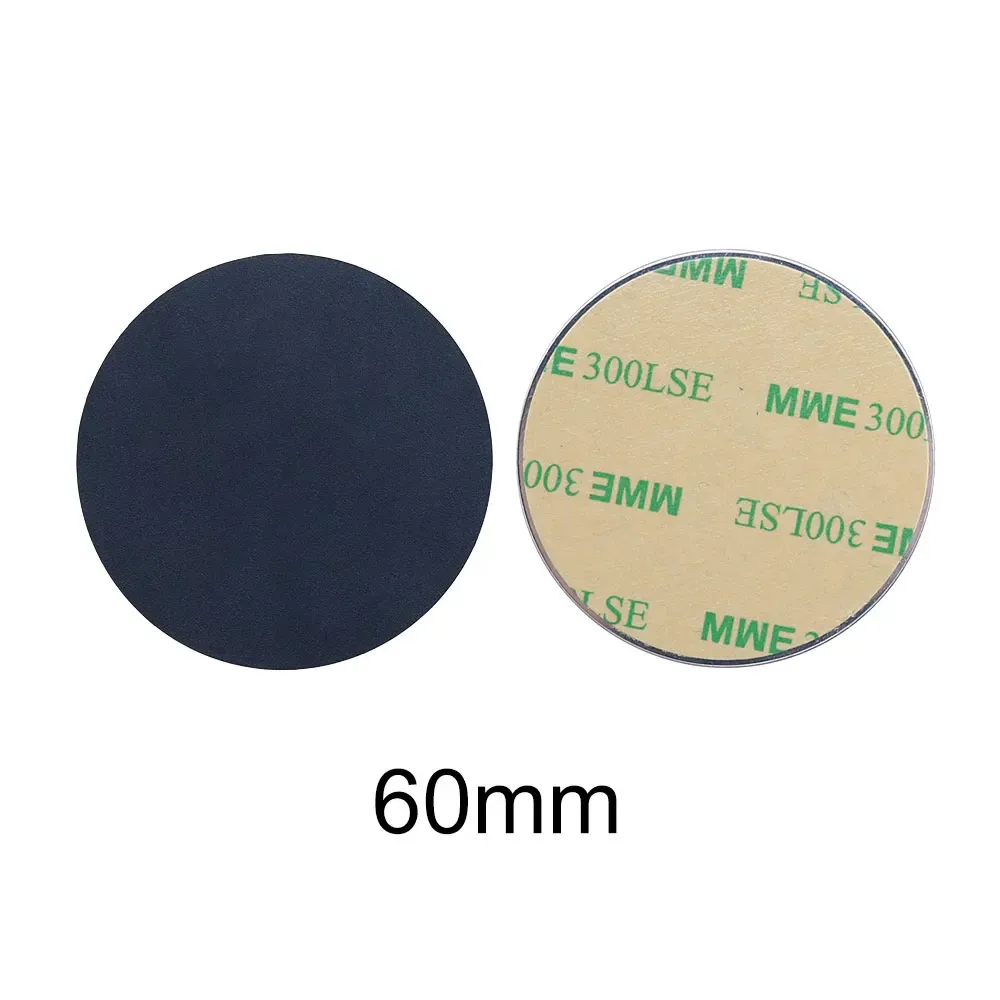 Plaques métalliques magnétiques noires JCD (lot de 10) pour support de téléphone de voiture, disques autocollants universels 15