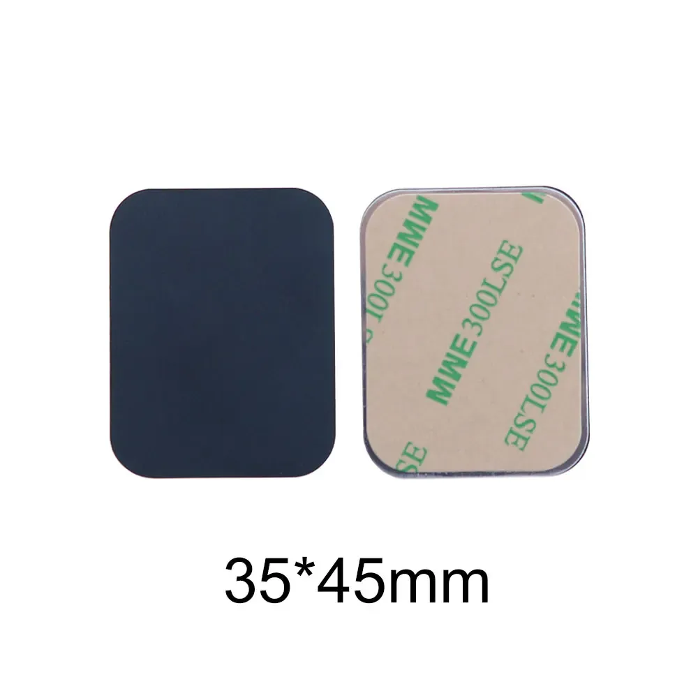 Plaques métalliques magnétiques noires JCD (lot de 10) pour support de téléphone de voiture, disques autocollants universels 10