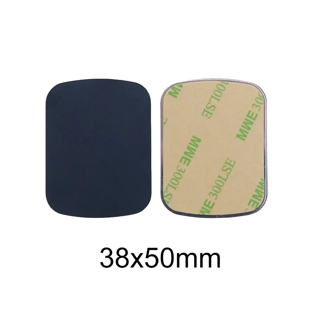 Plaques métalliques magnétiques noires JCD (lot de 10) pour support de téléphone de voiture, disques autocollants universels 9