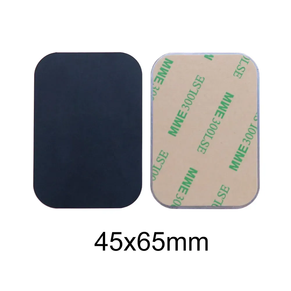 Plaques métalliques magnétiques noires JCD (lot de 10) pour support de téléphone de voiture, disques autocollants universels 8