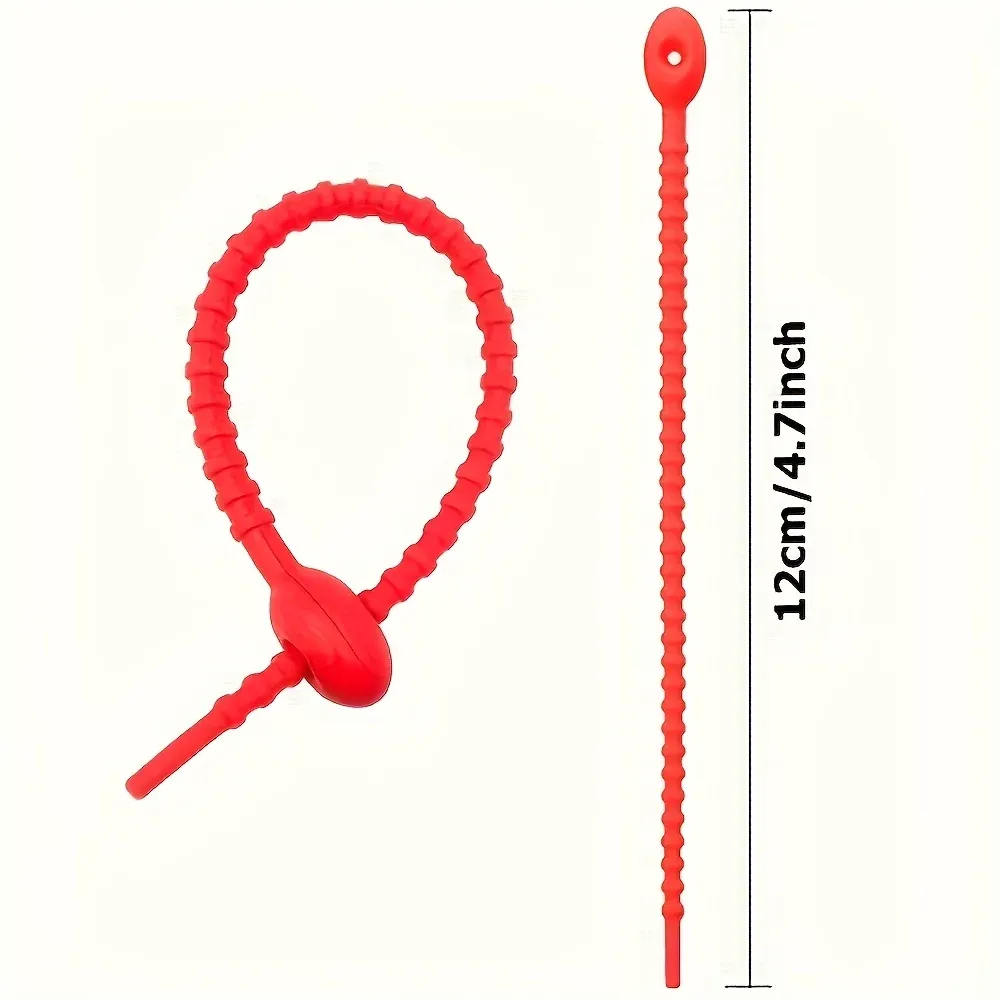 Organisateur de câbles en silicone réutilisable