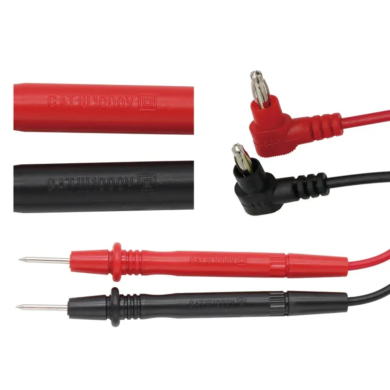 Sonde de test multimètre à pointe d'aiguille universelle 1000 V 10 A, câbles pour multimètre numérique 4