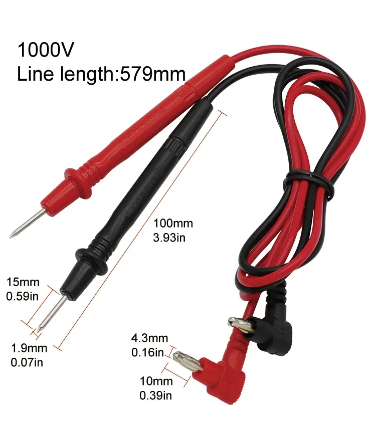 Sonde de test en situation d'utilisation