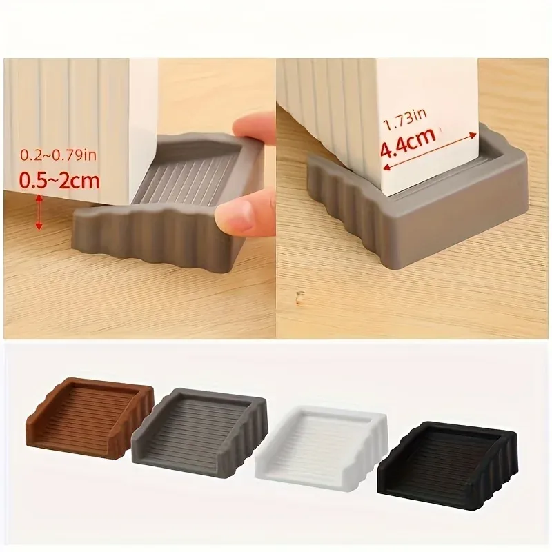 Butée de porte anti-vent en plastique mat, cale de sécurité résistante aux chocs 3