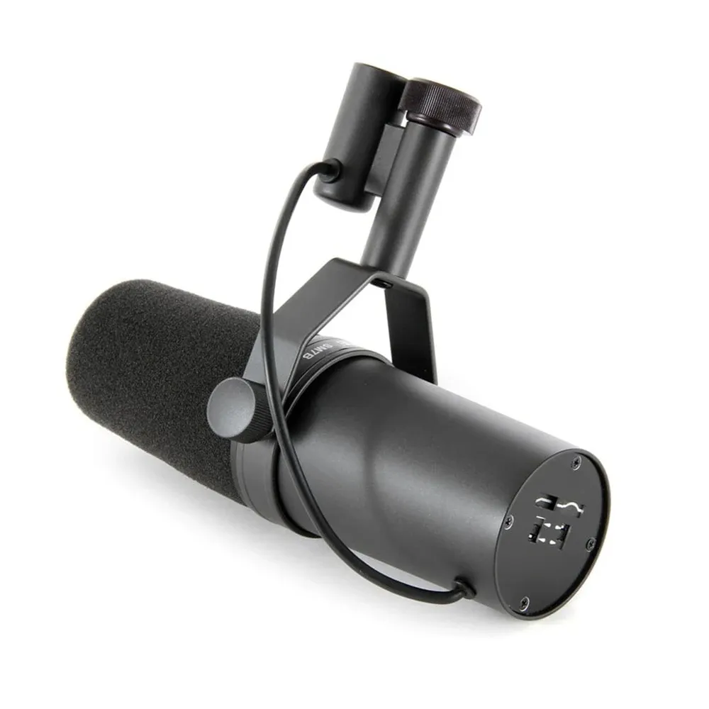 Microphone dynamique cardioïde SM7B à réponse en fréquence sélectionnable pour scène, enregistrement et podcasting 2