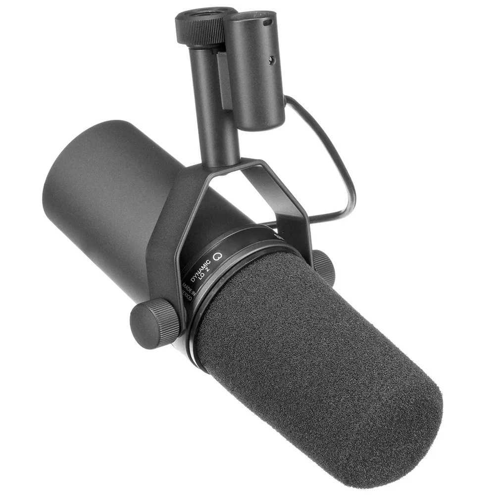 Microphone dynamique cardioïde SM7B à réponse en fréquence sélectionnable pour scène, enregistrement et podcasting 5