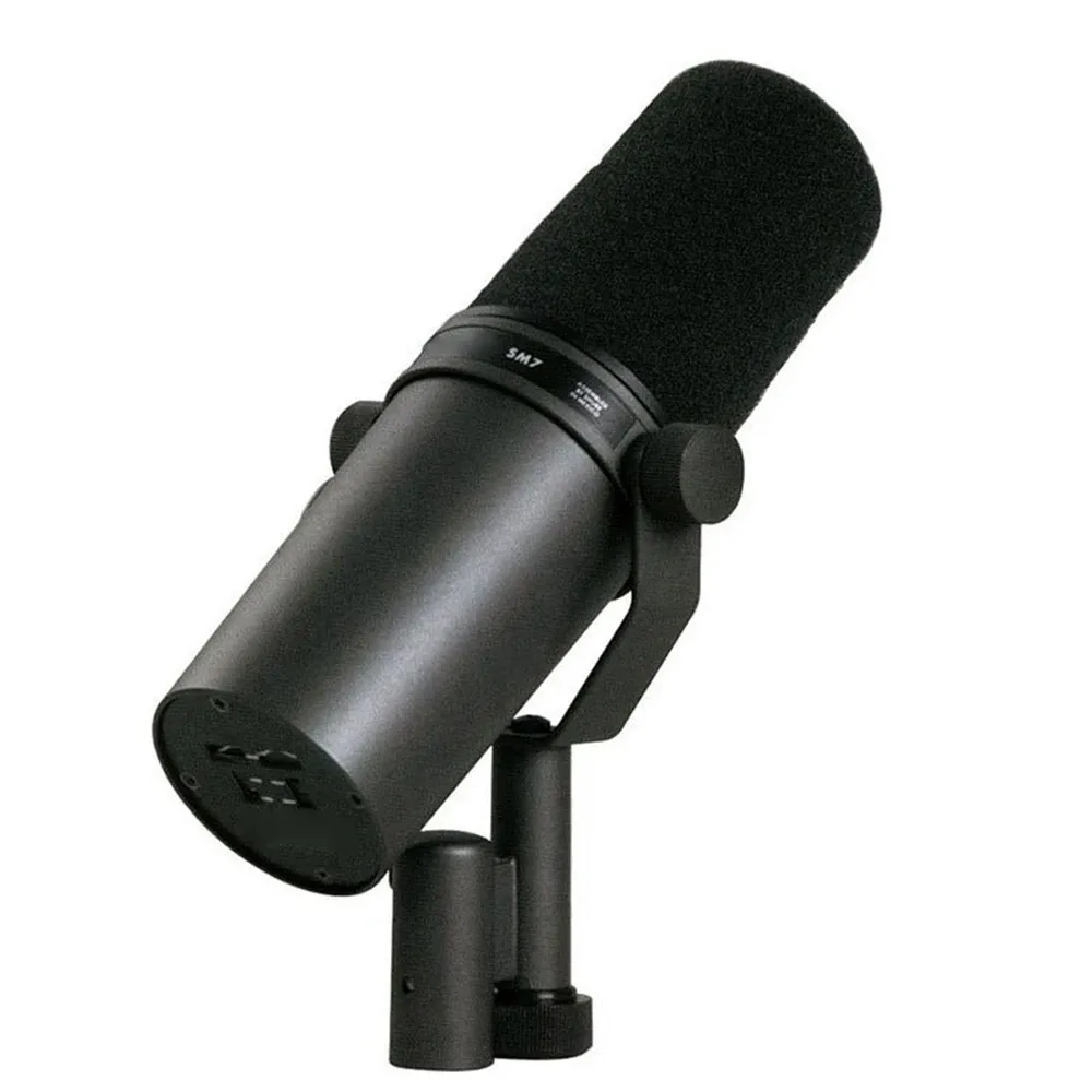 Microphone SM7B utilisé pour le podcasting