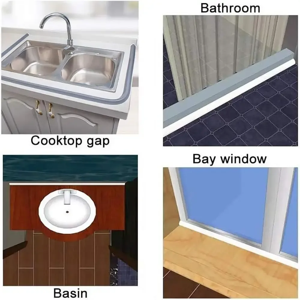 Barrière d'eau de douche, harmonie de l'espace