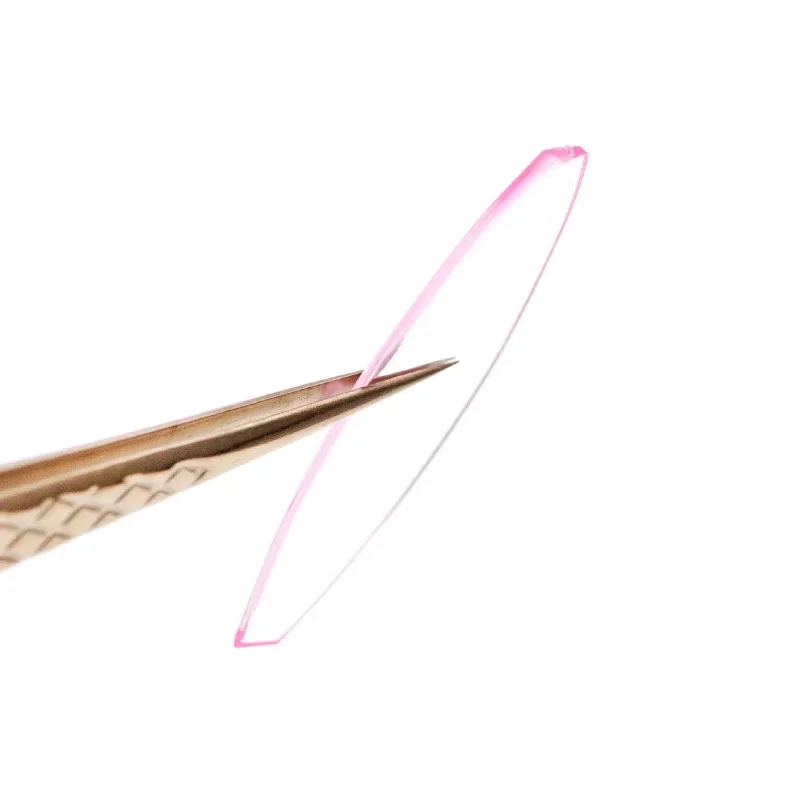 Coussinets de levage de cils en silicone, en situation