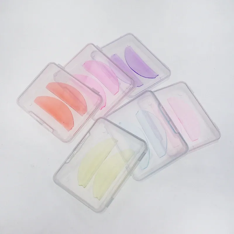 Coussinets de levage de cils en silicone, finition détaillée