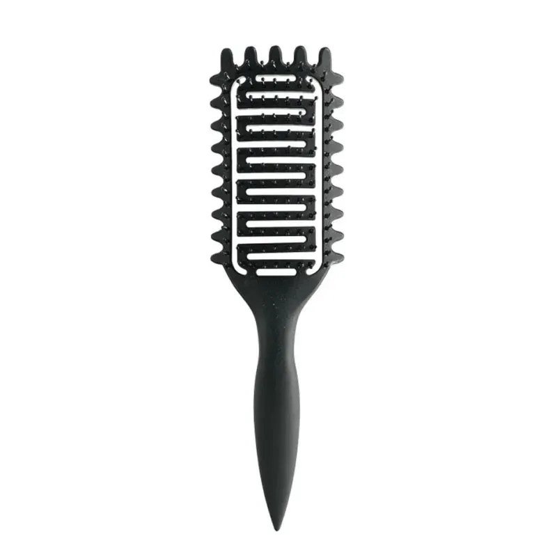 Brosse coiffante 3 en 1 pour boucles, brosse démêlante ajourée et peigne 10